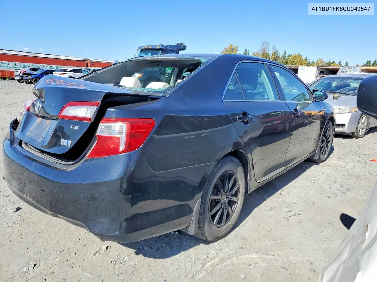 2012 TOYOTA CAMRY VIN 4T1BD1FK8CU049547 — фото 3