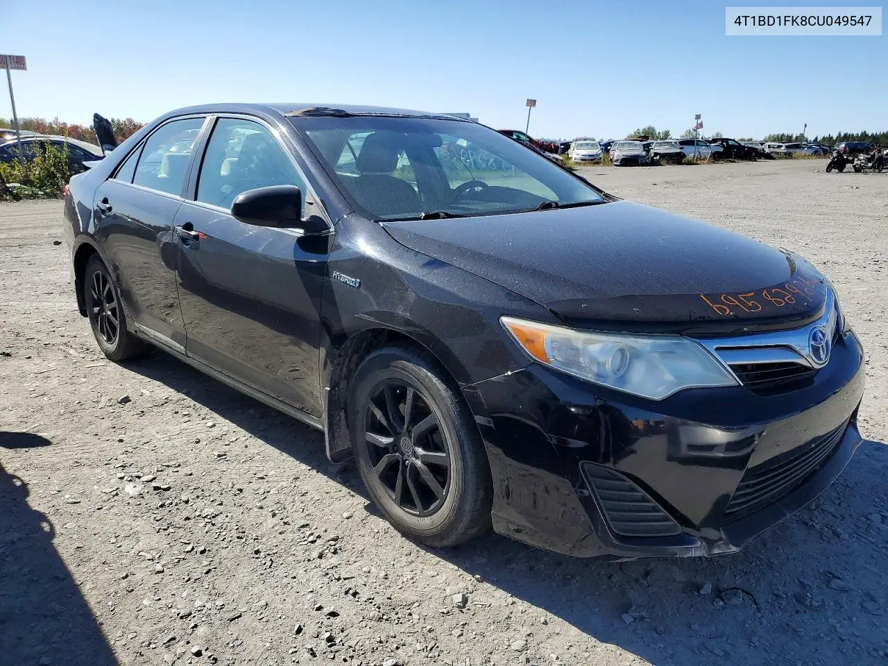 2012 TOYOTA CAMRY VIN 4T1BD1FK8CU049547 — фото 4