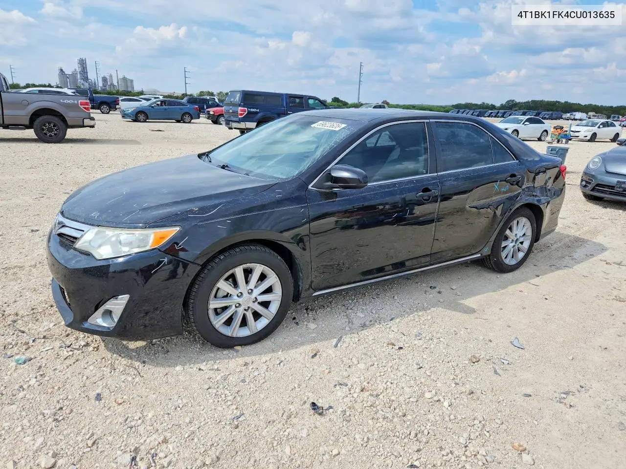 TOYOTA CAMRY 2012, VIN 4T1BK1FK4CU013635