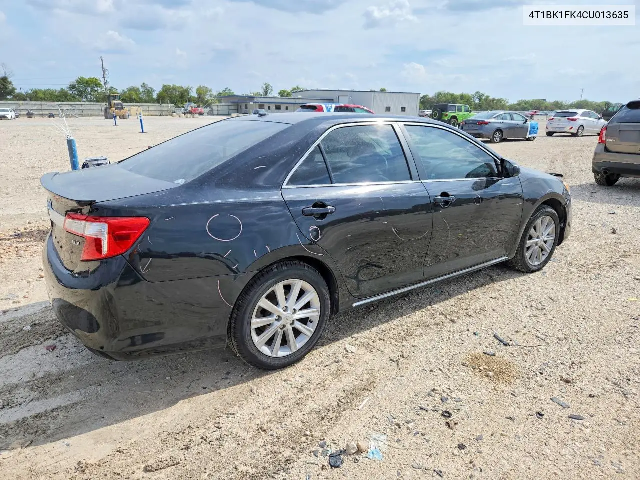 2012 TOYOTA CAMRY VIN 4T1BK1FK4CU013635 — фото 3