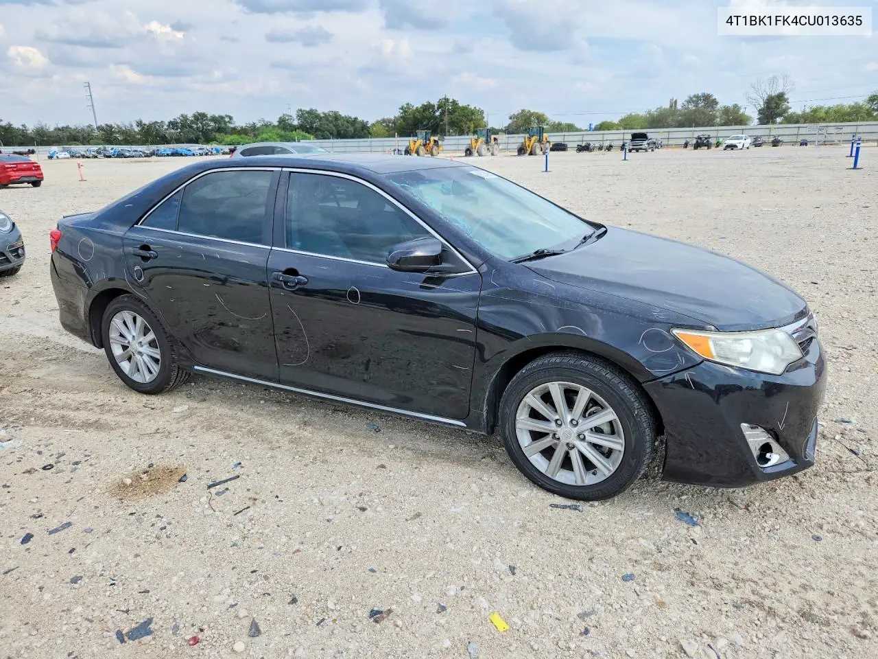 2012 TOYOTA CAMRY VIN 4T1BK1FK4CU013635 — фото 4