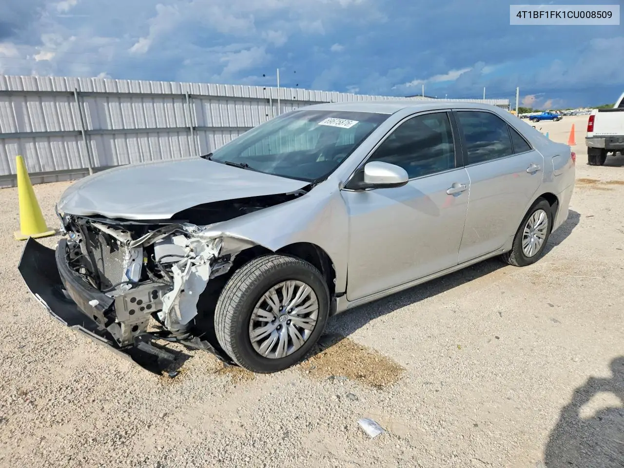 TOYOTA CAMRY 2012, VIN 4T1BF1FK1CU008509