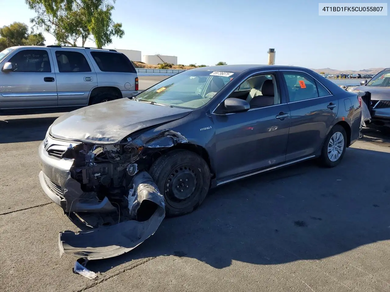 TOYOTA CAMRY 2012, VIN 4T1BD1FK5CU055807