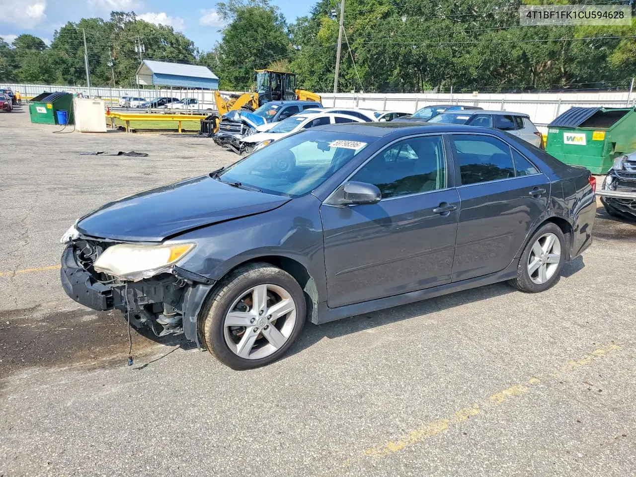TOYOTA CAMRY 2012, VIN 4T1BF1FK1CU594628