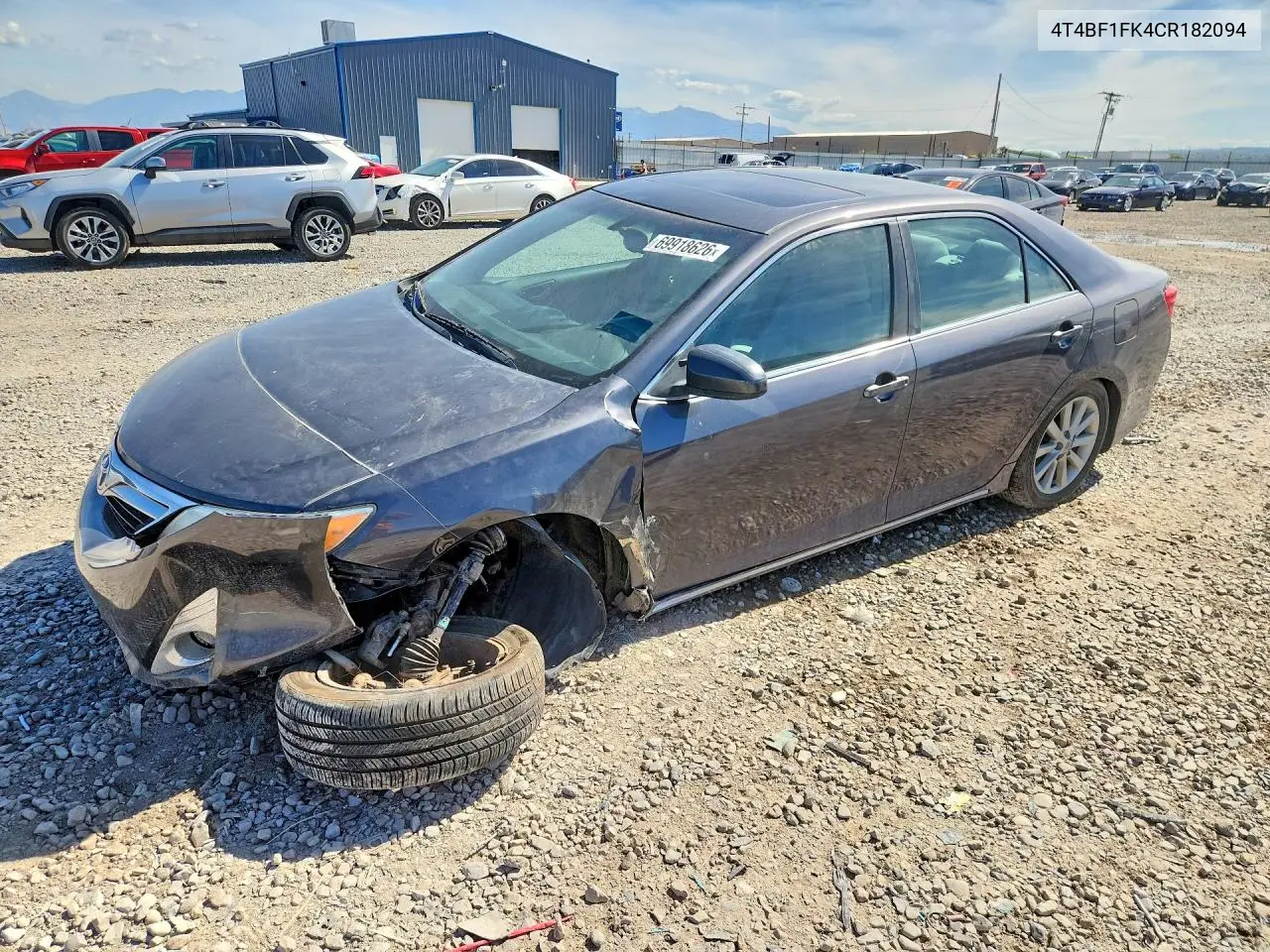 TOYOTA CAMRY 2012, VIN 4T4BF1FK4CR182094
