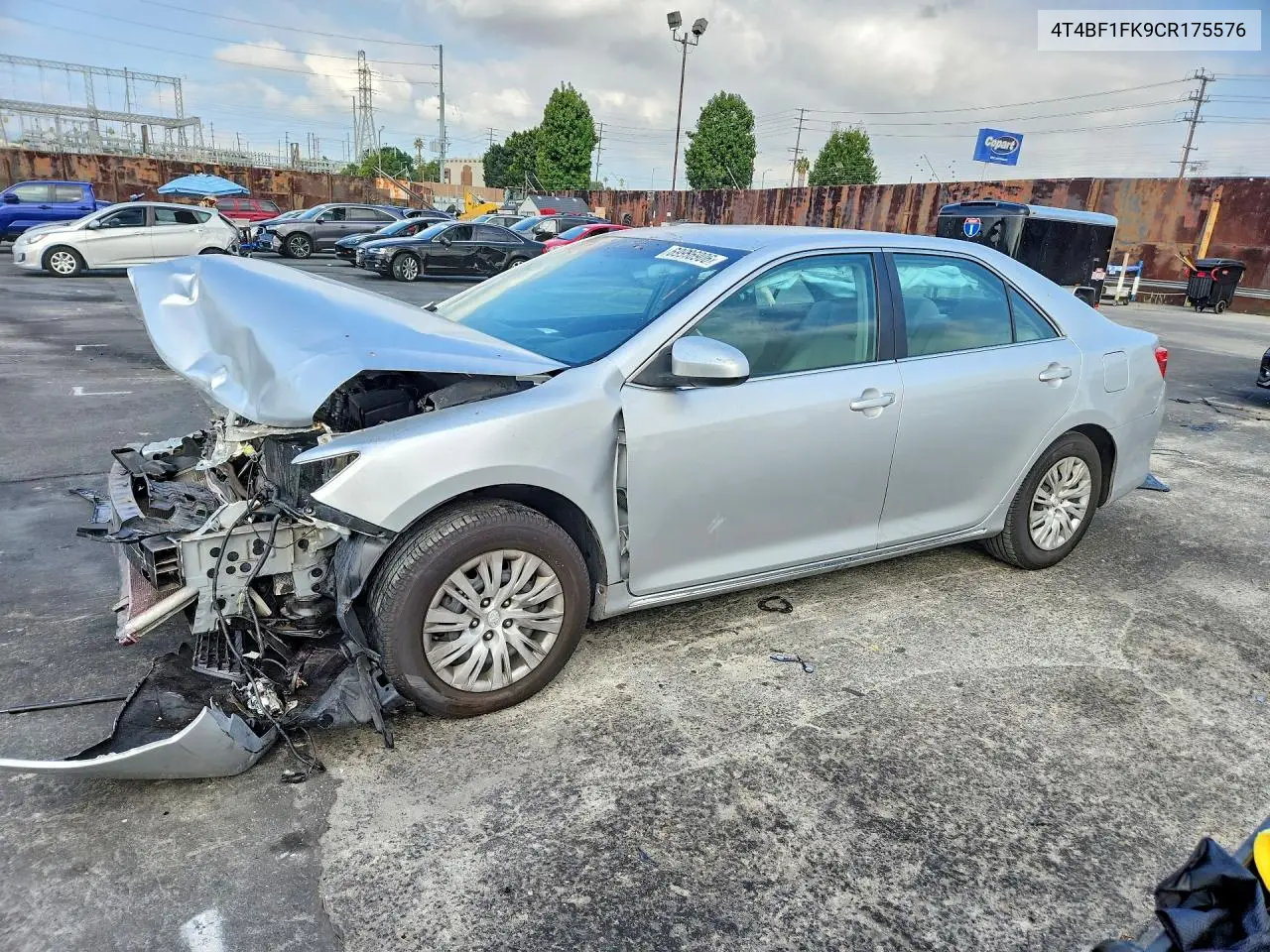 TOYOTA CAMRY 2012, VIN 4T4BF1FK9CR175576