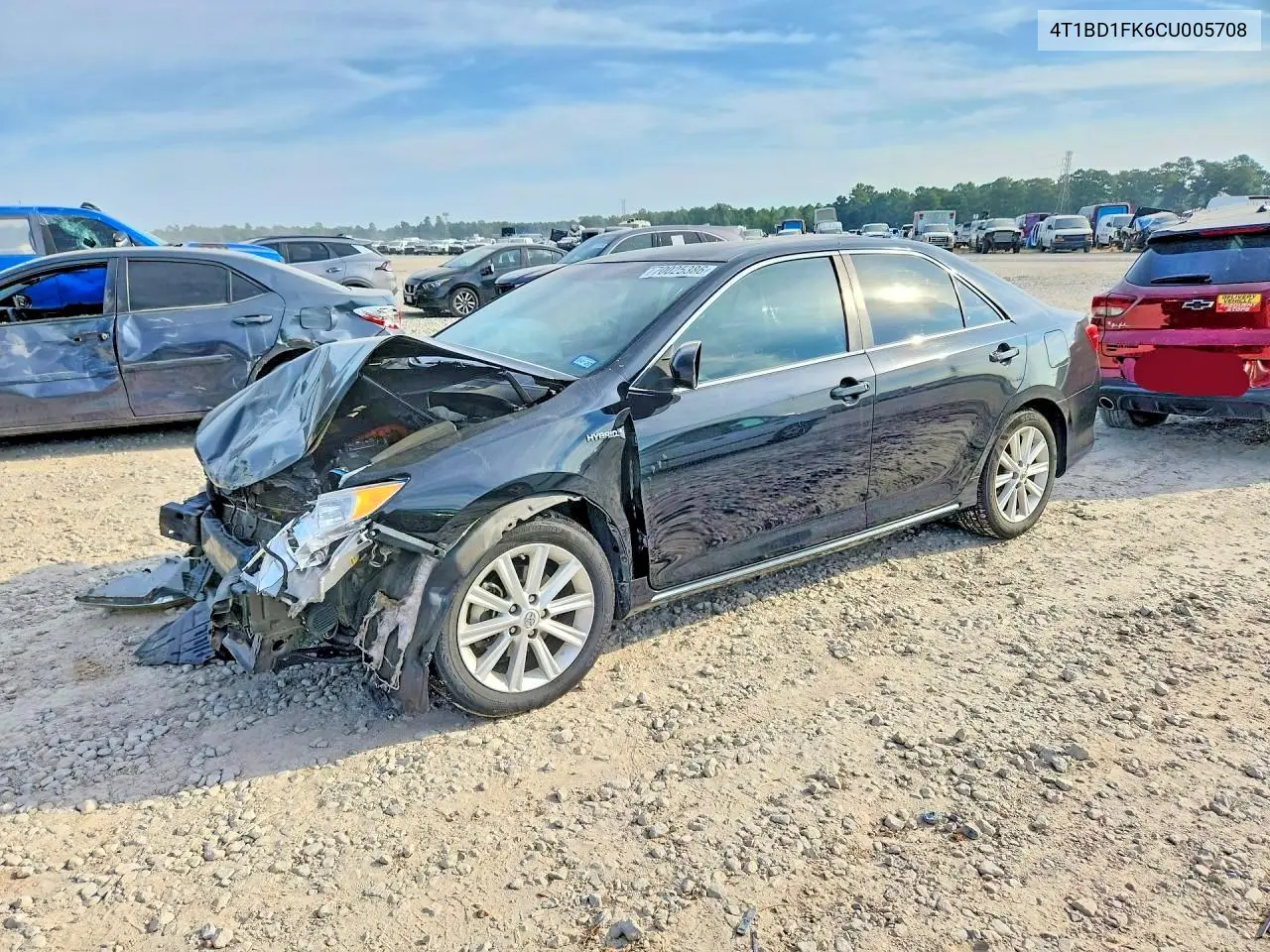 TOYOTA CAMRY 2012, VIN 4T1BD1FK6CU005708