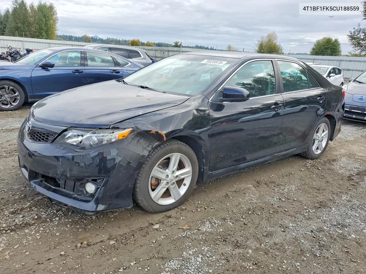 TOYOTA CAMRY 2012, VIN 4T1BF1FK5CU188559