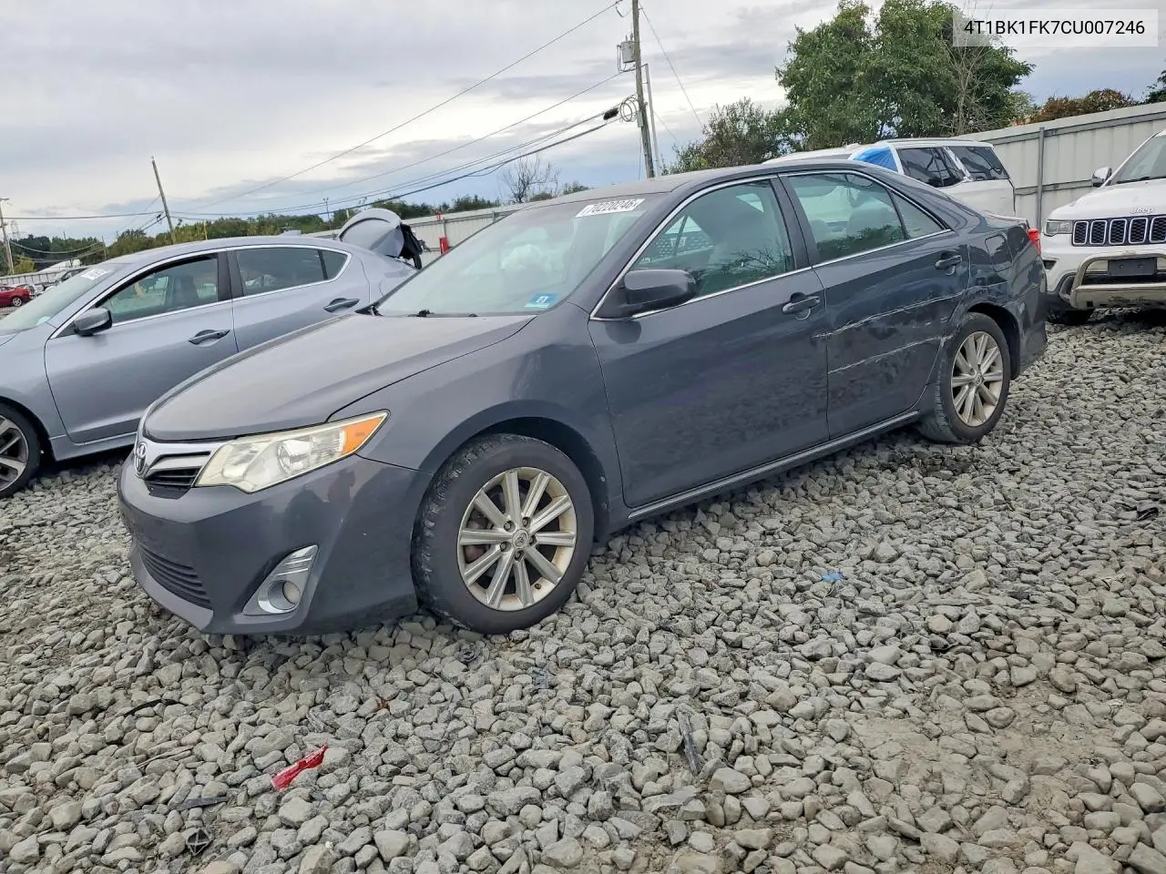 TOYOTA CAMRY 2012, VIN 4T1BK1FK7CU007246
