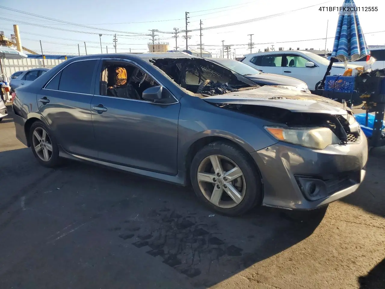 2012 TOYOTA CAMRY VIN 4T1BF1FK2CU112555 — фото 4