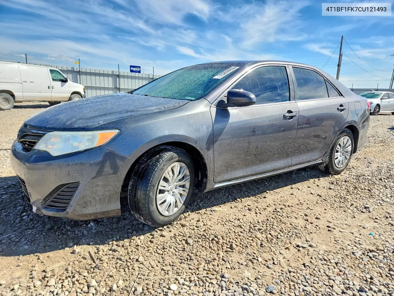 TOYOTA CAMRY 2012, VIN 4T1BF1FK7CU121493