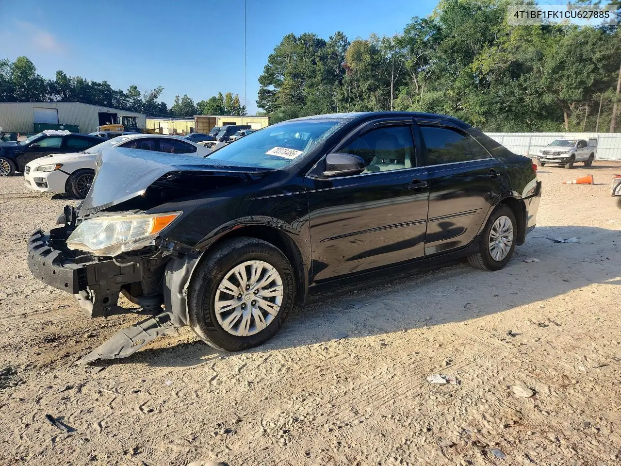 TOYOTA CAMRY 2012, VIN 4T1BF1FK1CU627885