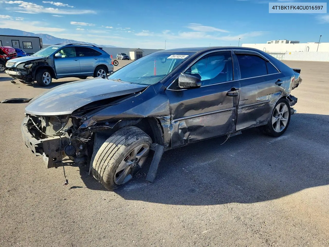 TOYOTA CAMRY 2012, VIN 4T1BK1FK4CU016597