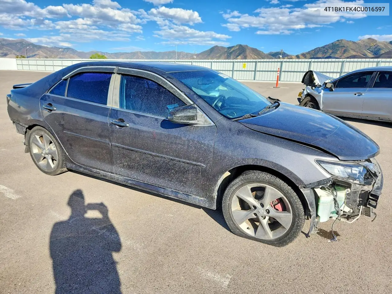 2012 TOYOTA CAMRY VIN 4T1BK1FK4CU016597 — фото 4