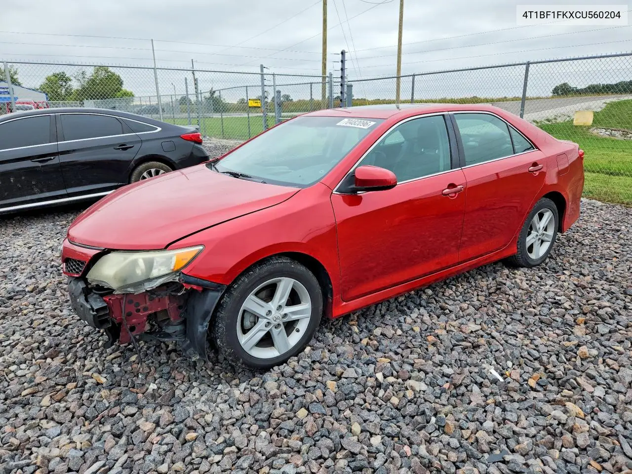 TOYOTA CAMRY 2012, VIN 4T1BF1FKXCU560204