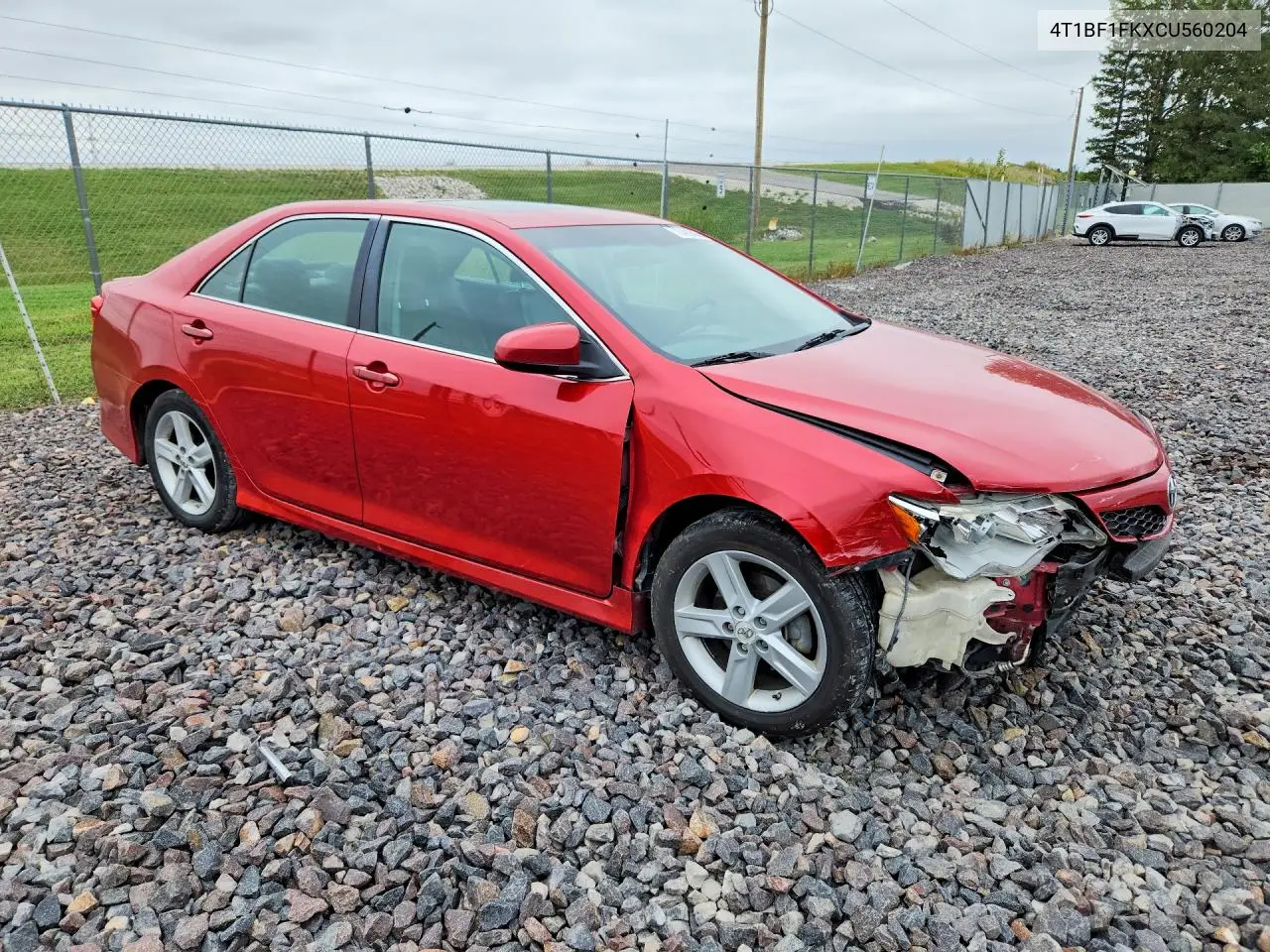 2012 TOYOTA CAMRY VIN 4T1BF1FKXCU560204 — фото 4