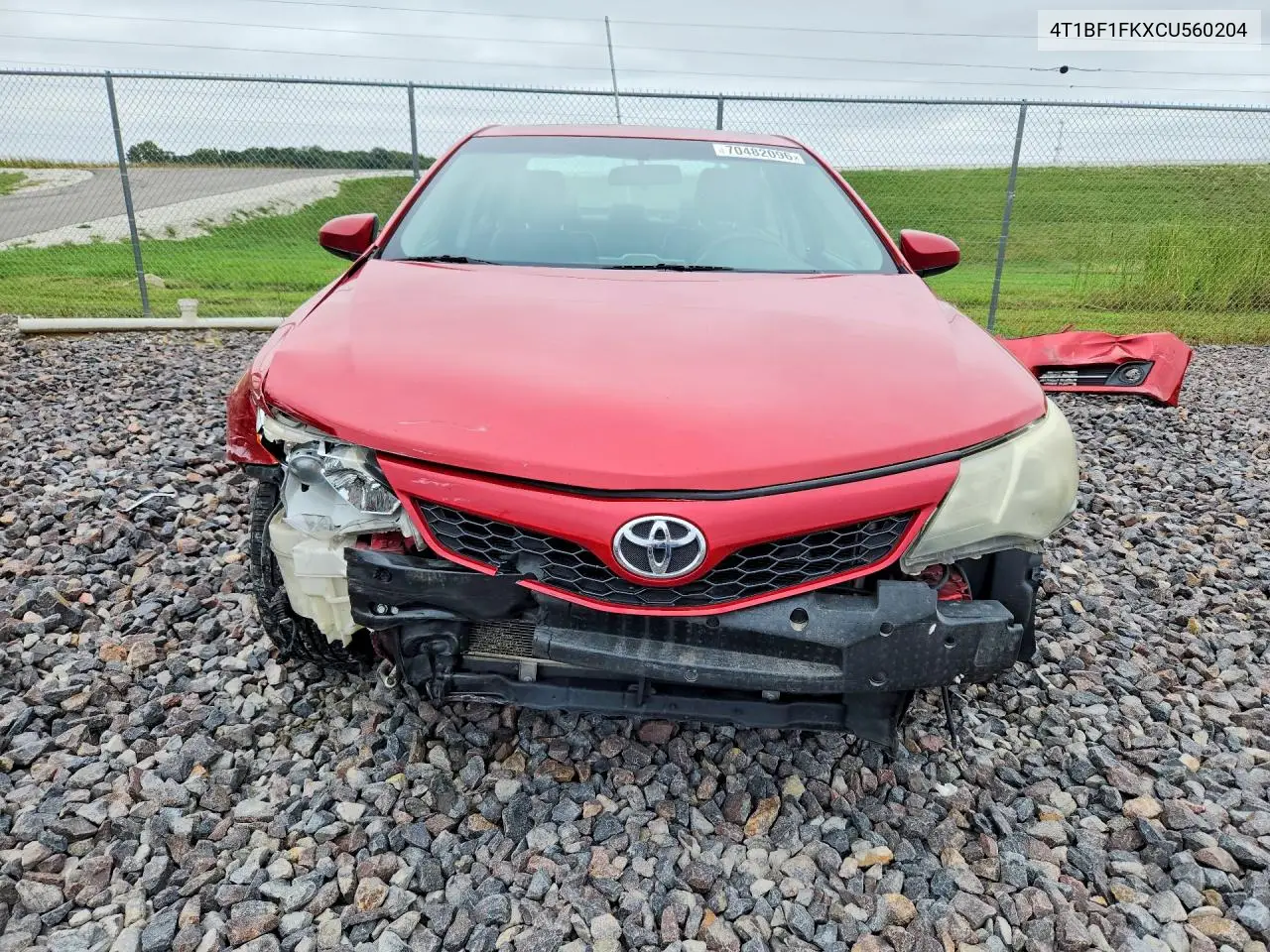2012 TOYOTA CAMRY VIN 4T1BF1FKXCU560204 — фото 5