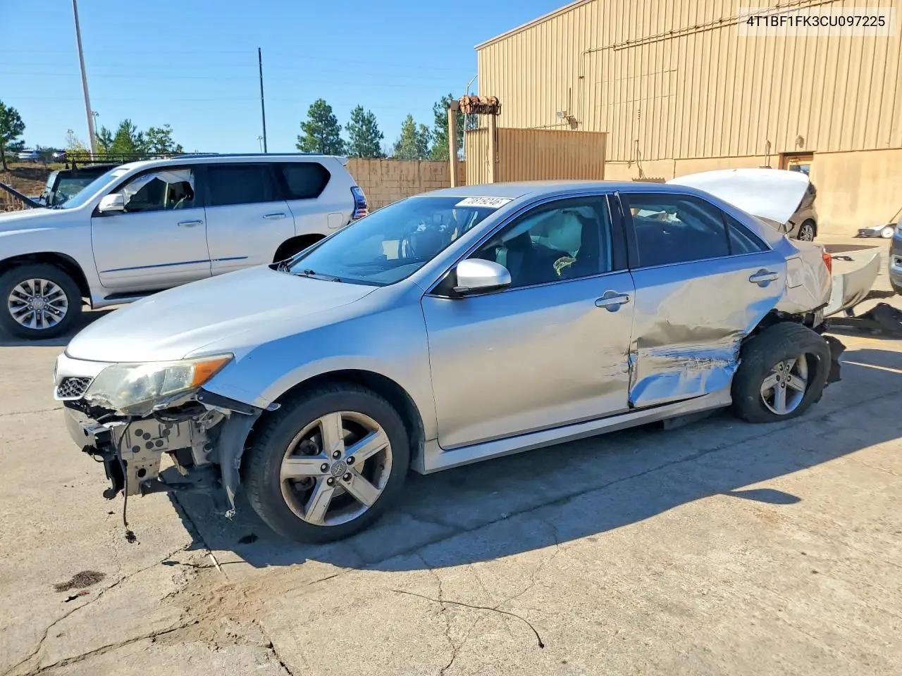 TOYOTA CAMRY 2012, VIN 4T1BF1FK3CU097225