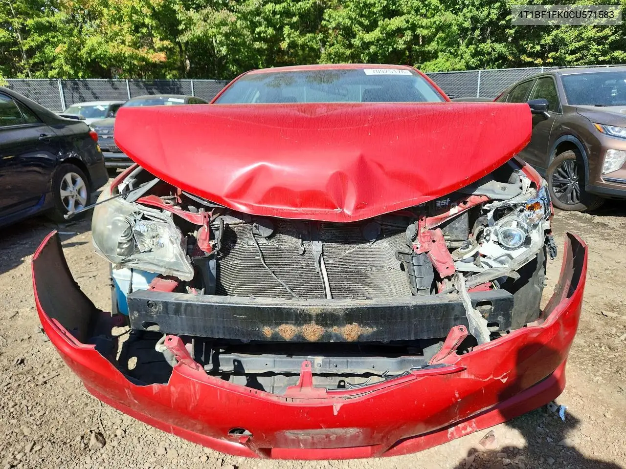 2012 TOYOTA CAMRY VIN 4T1BF1FK0CU571583 — фото 5