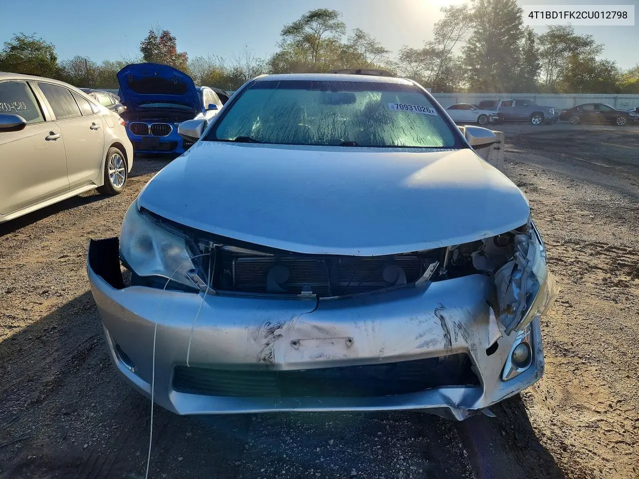 2012 TOYOTA CAMRY VIN 4T1BD1FK2CU012798 — фото 5