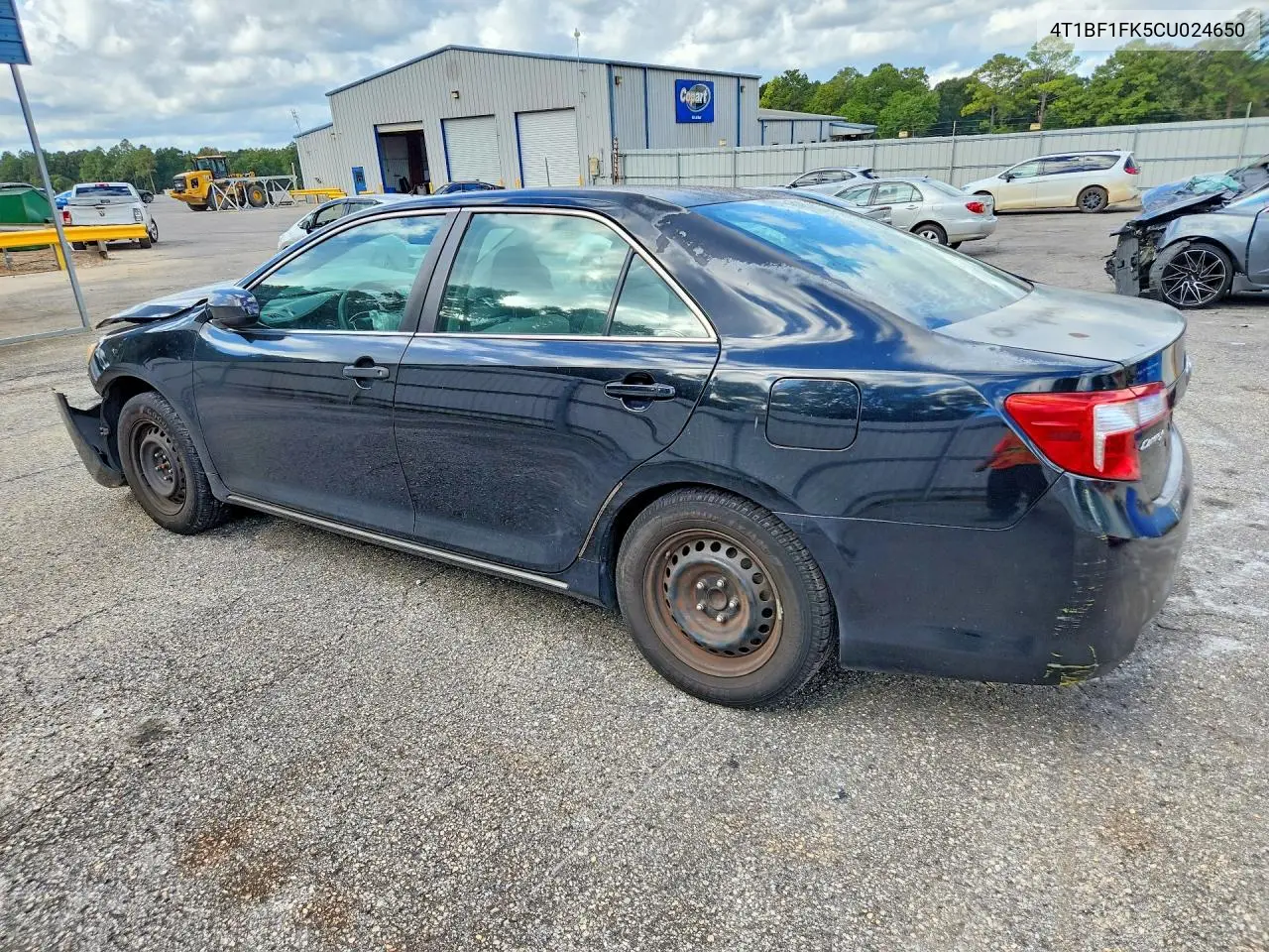 2012 TOYOTA CAMRY VIN 4T1BF1FK5CU024650 — фото 2