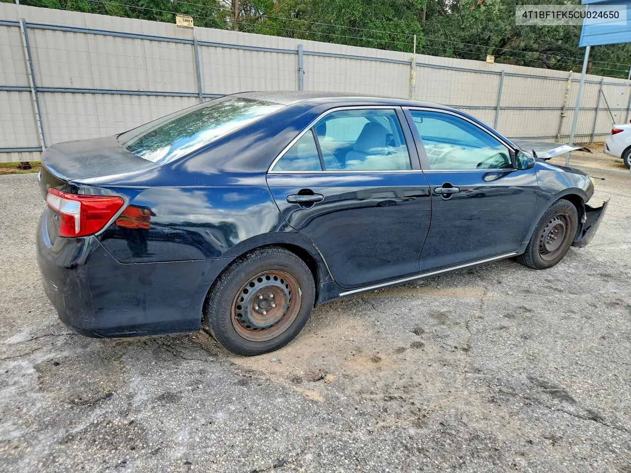 2012 TOYOTA CAMRY VIN 4T1BF1FK5CU024650 — фото 3