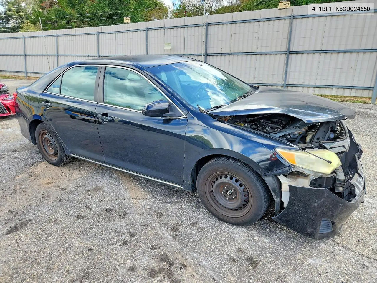 2012 TOYOTA CAMRY VIN 4T1BF1FK5CU024650 — фото 4