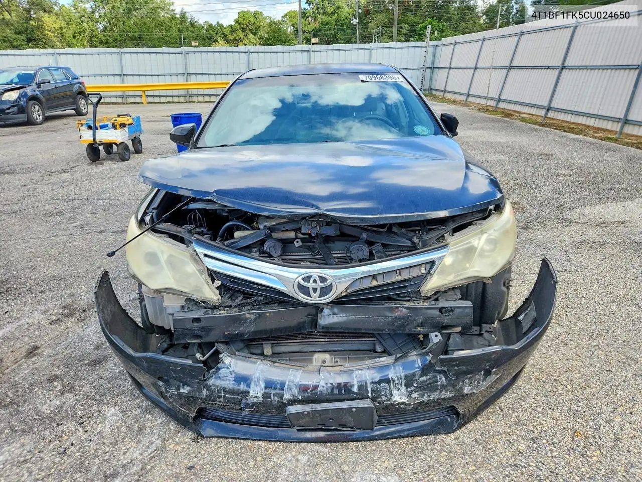 2012 TOYOTA CAMRY VIN 4T1BF1FK5CU024650 — фото 5