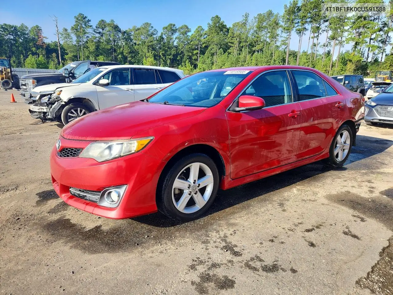 TOYOTA CAMRY 2012, VIN 4T1BF1FK0CU591588