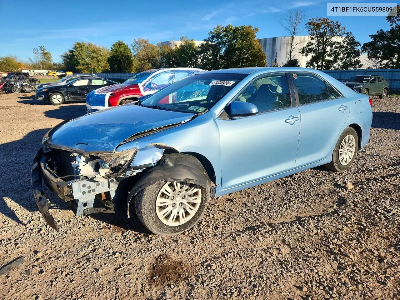 TOYOTA CAMRY 2012, VIN 4T1BF1FK6CU559809