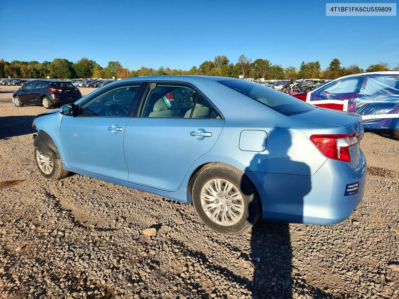 2012 TOYOTA CAMRY VIN 4T1BF1FK6CU559809 — фото 2