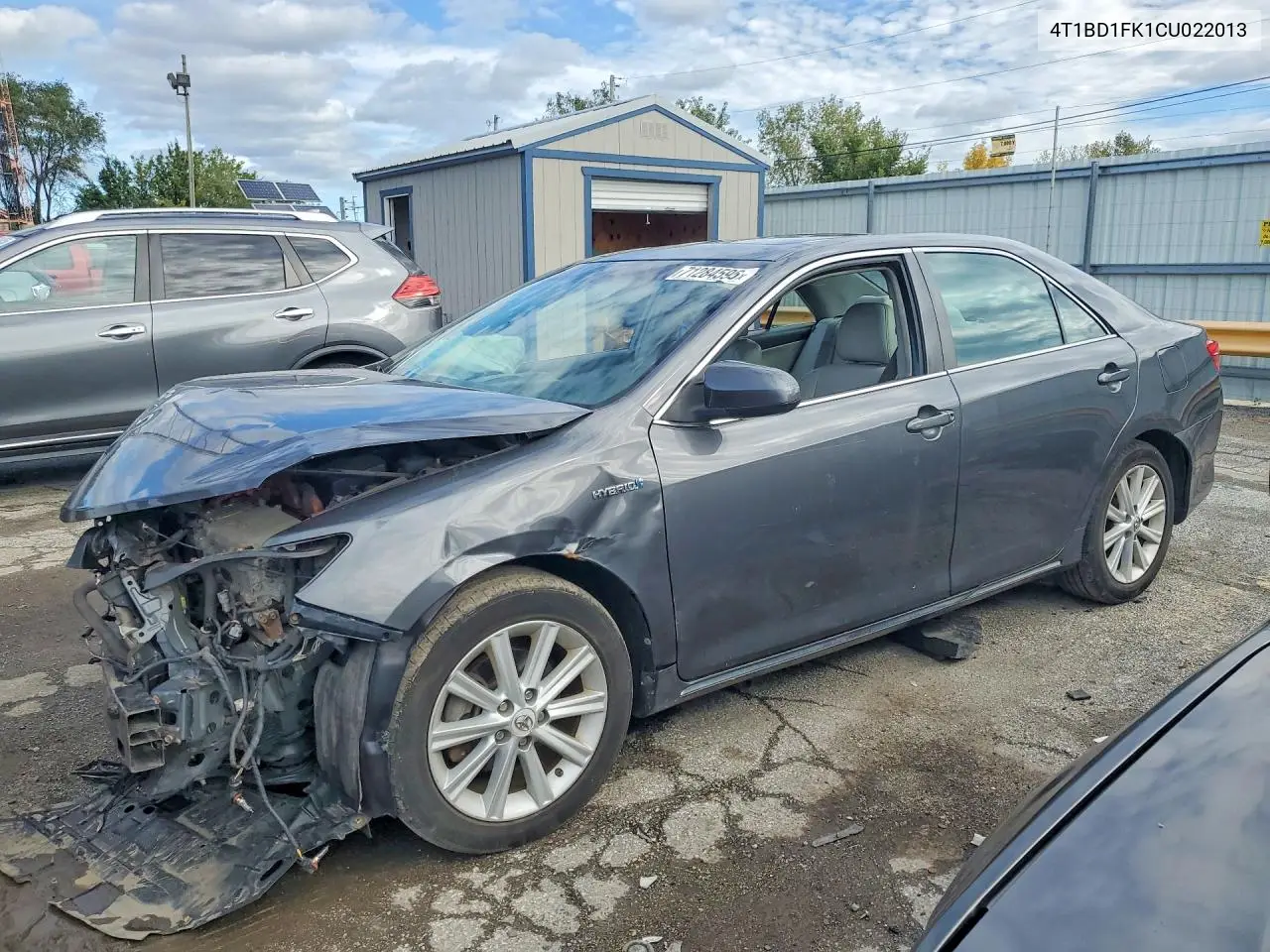 TOYOTA CAMRY 2012, VIN 4T1BD1FK1CU022013