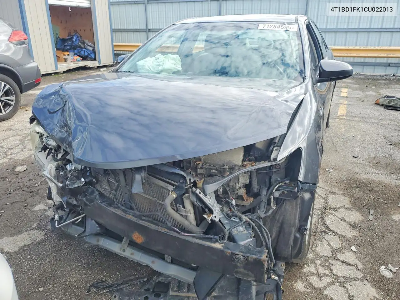 2012 TOYOTA CAMRY VIN 4T1BD1FK1CU022013 — фото 5