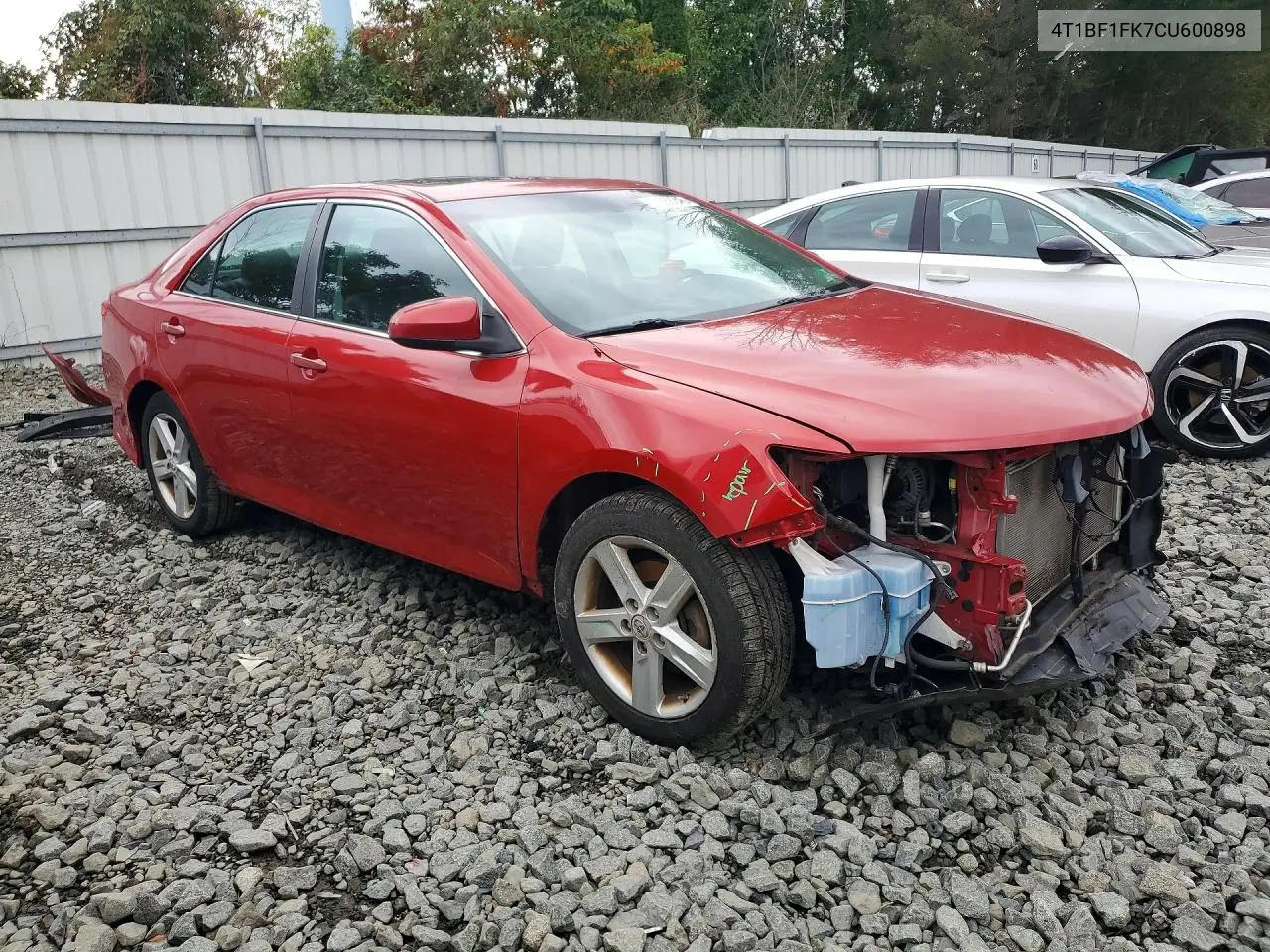 2012 TOYOTA CAMRY VIN 4T1BF1FK7CU600898 — фото 4