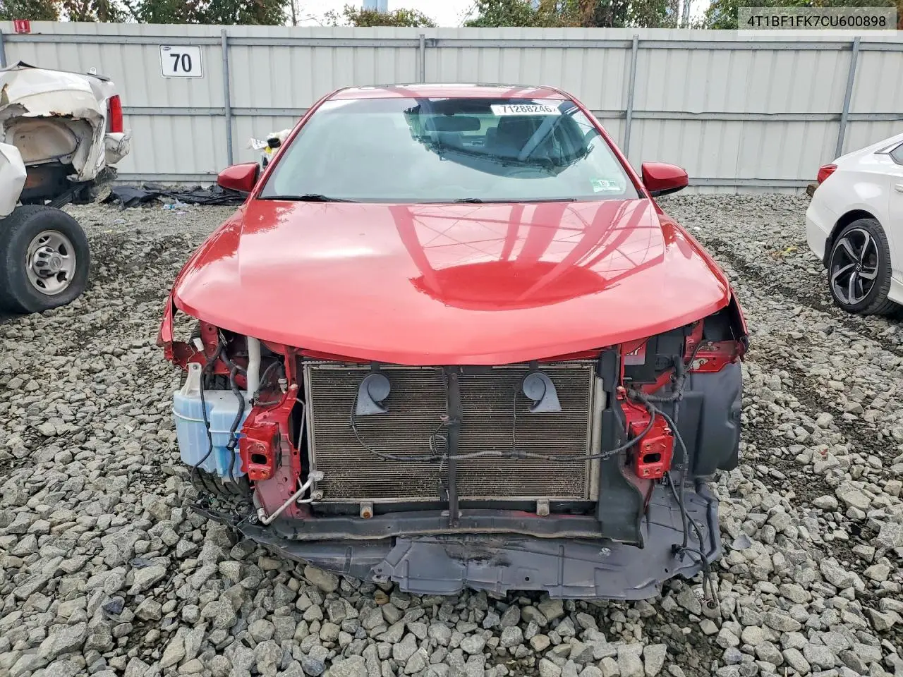 2012 TOYOTA CAMRY VIN 4T1BF1FK7CU600898 — фото 5