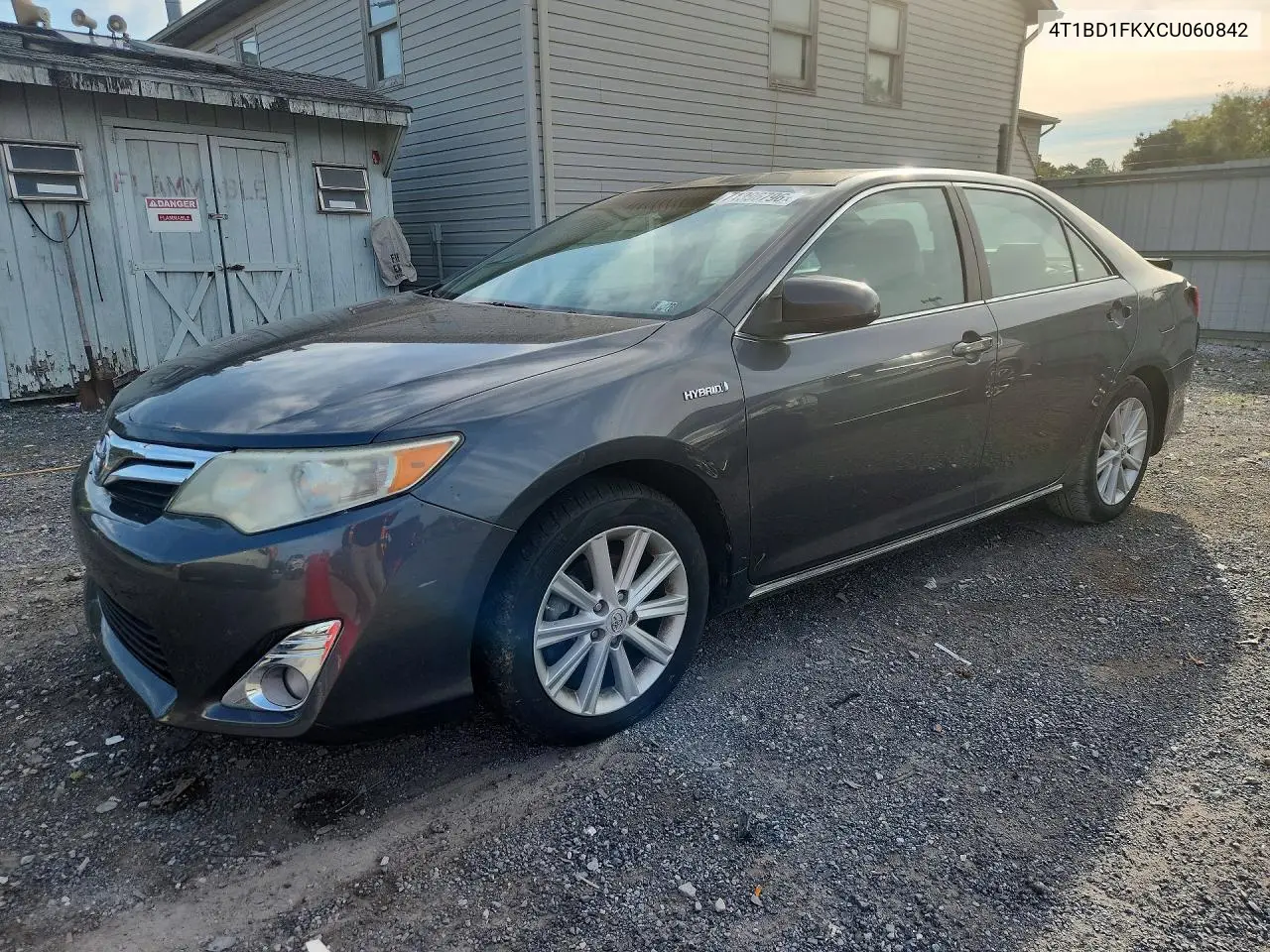 TOYOTA CAMRY 2012, VIN 4T1BD1FKXCU060842