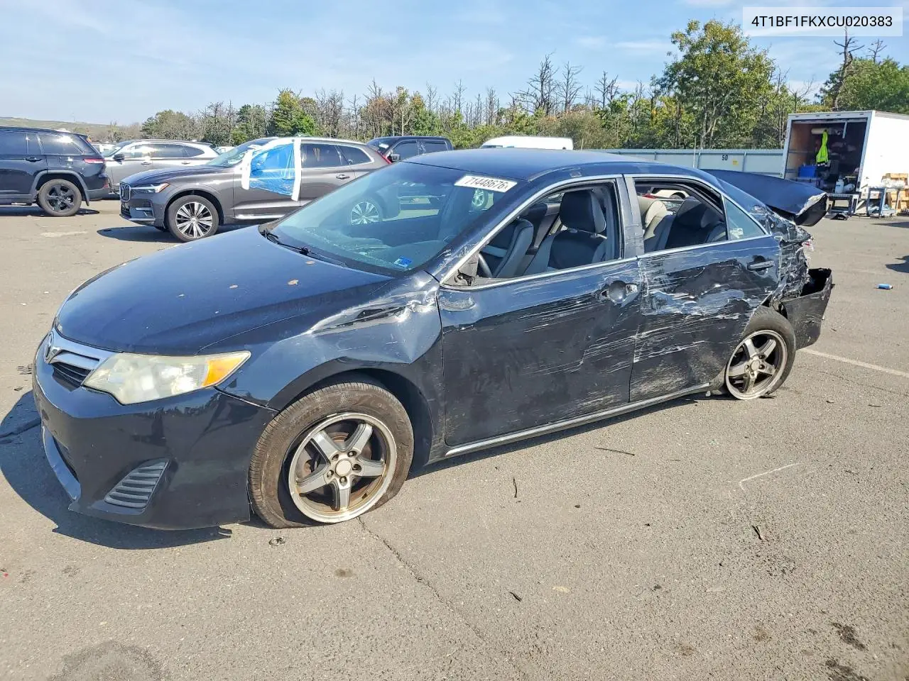 TOYOTA CAMRY 2012, VIN 4T1BF1FKXCU020383