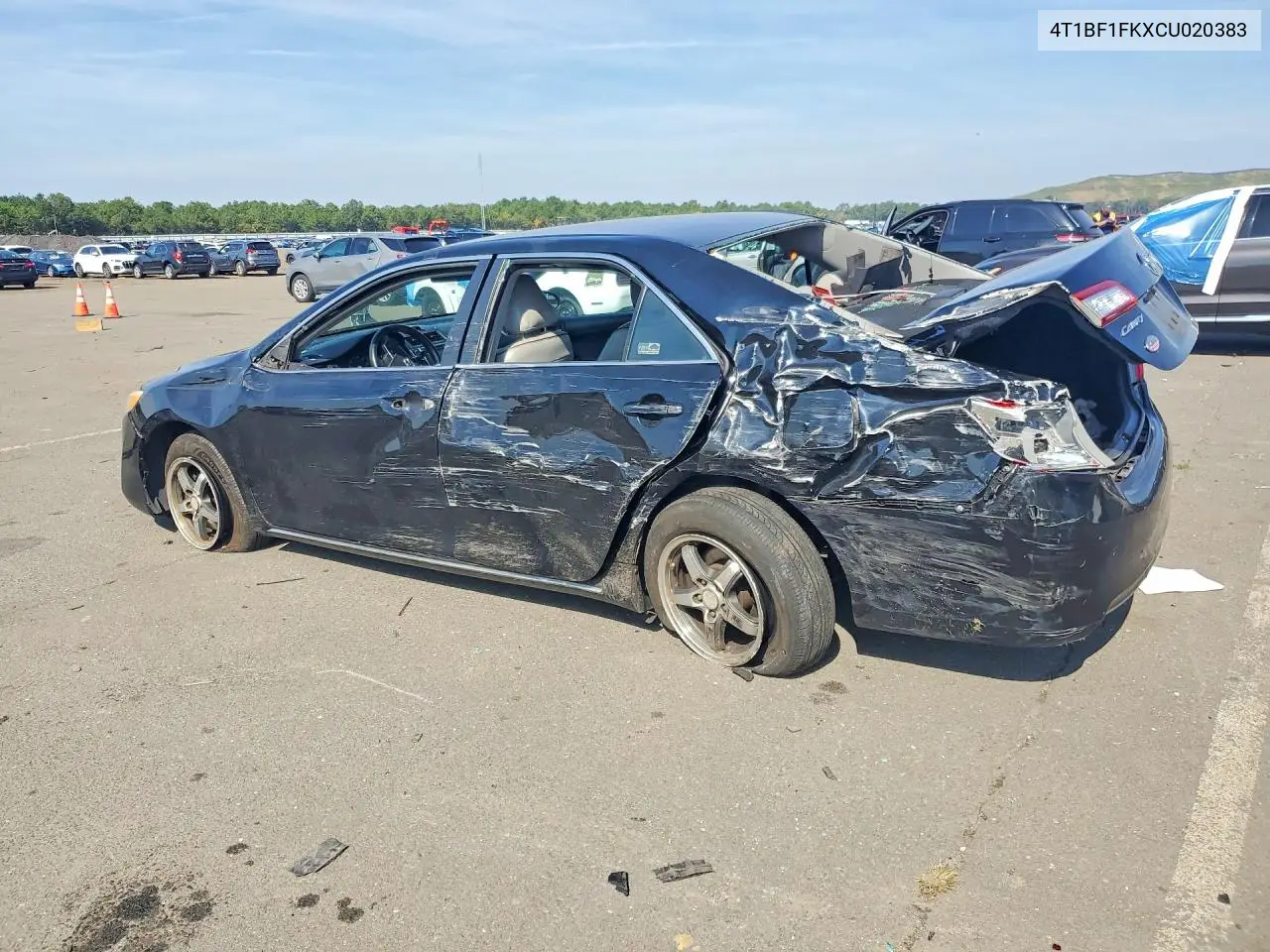 2012 TOYOTA CAMRY VIN 4T1BF1FKXCU020383 — фото 2