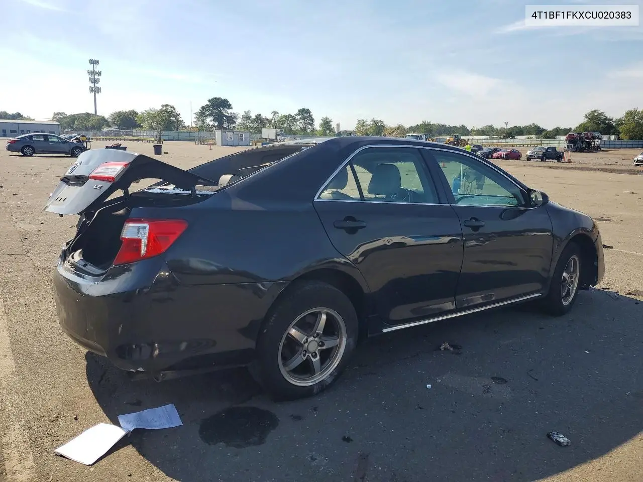 2012 TOYOTA CAMRY VIN 4T1BF1FKXCU020383 — фото 3