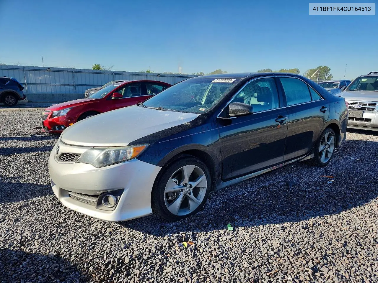 TOYOTA CAMRY 2012, VIN 4T1BF1FK4CU164513