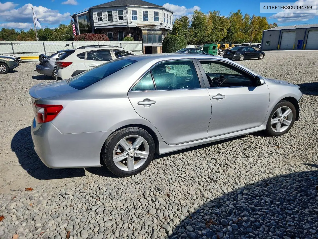 2012 TOYOTA CAMRY VIN 4T1BF1FK3CU094759 — фото 3