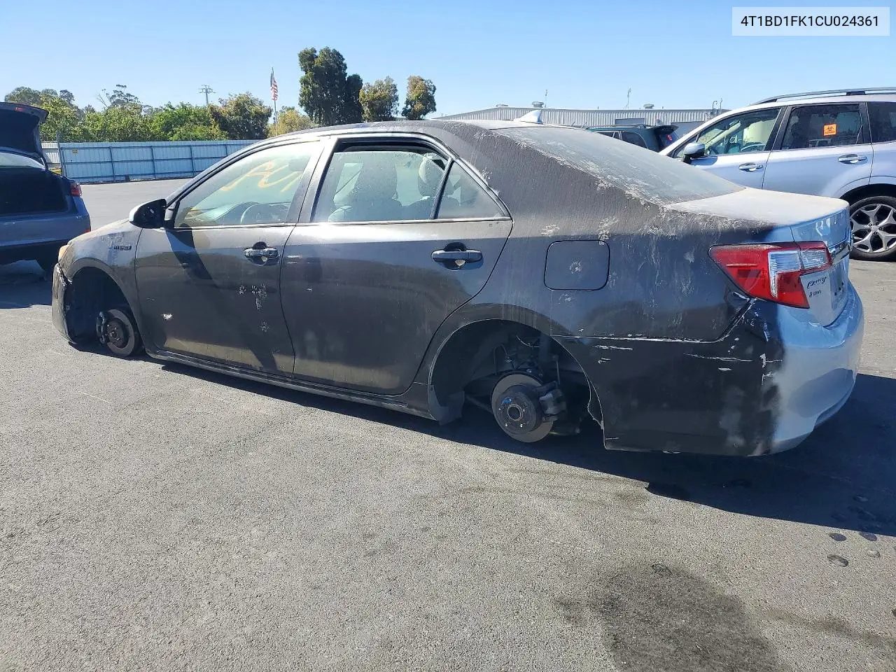 2012 TOYOTA CAMRY VIN 4T1BD1FK1CU024361 — фото 2