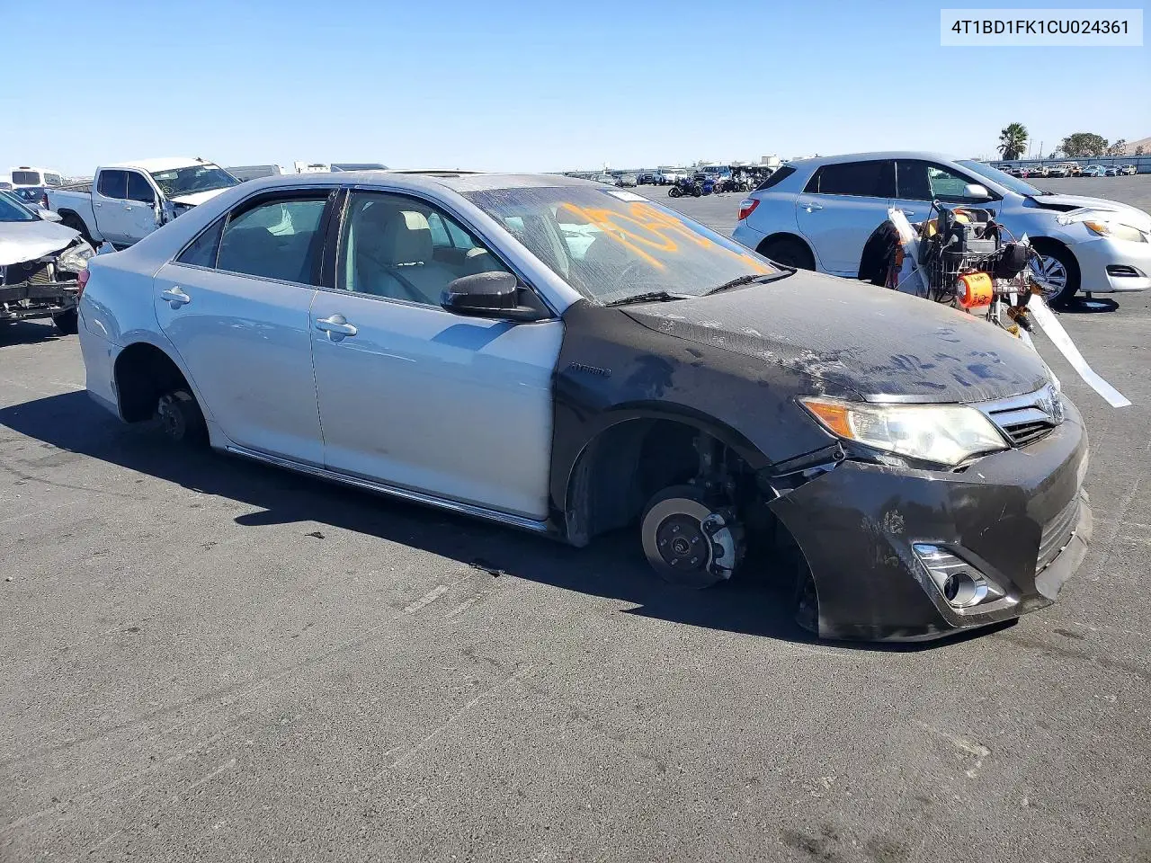 2012 TOYOTA CAMRY VIN 4T1BD1FK1CU024361 — фото 4
