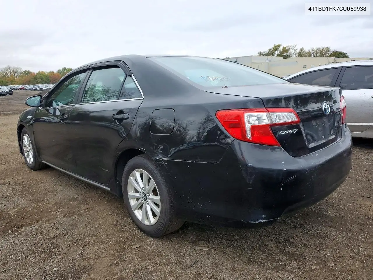 2012 TOYOTA CAMRY VIN 4T1BD1FK7CU059938 — фото 2