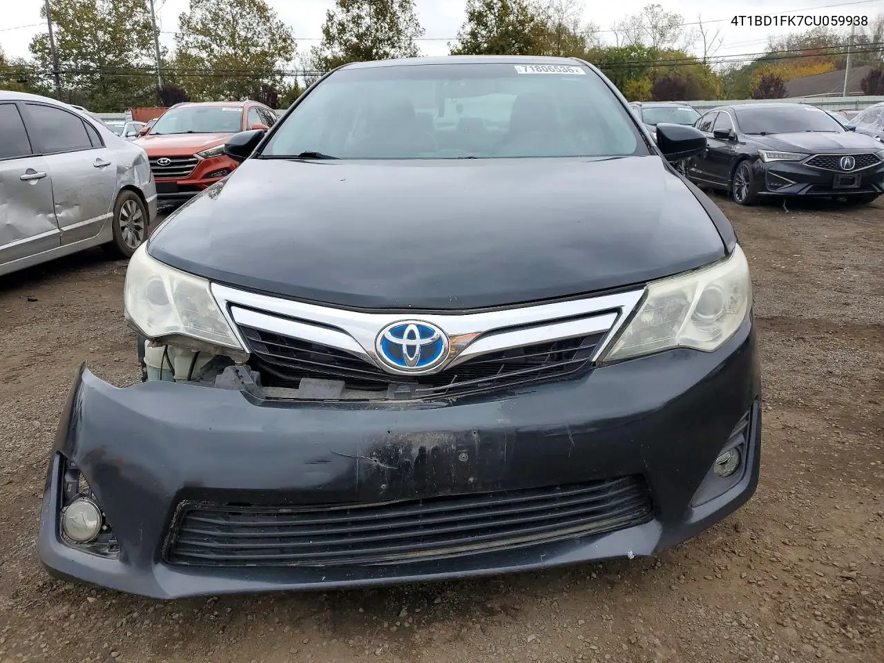 2012 TOYOTA CAMRY VIN 4T1BD1FK7CU059938 — фото 5