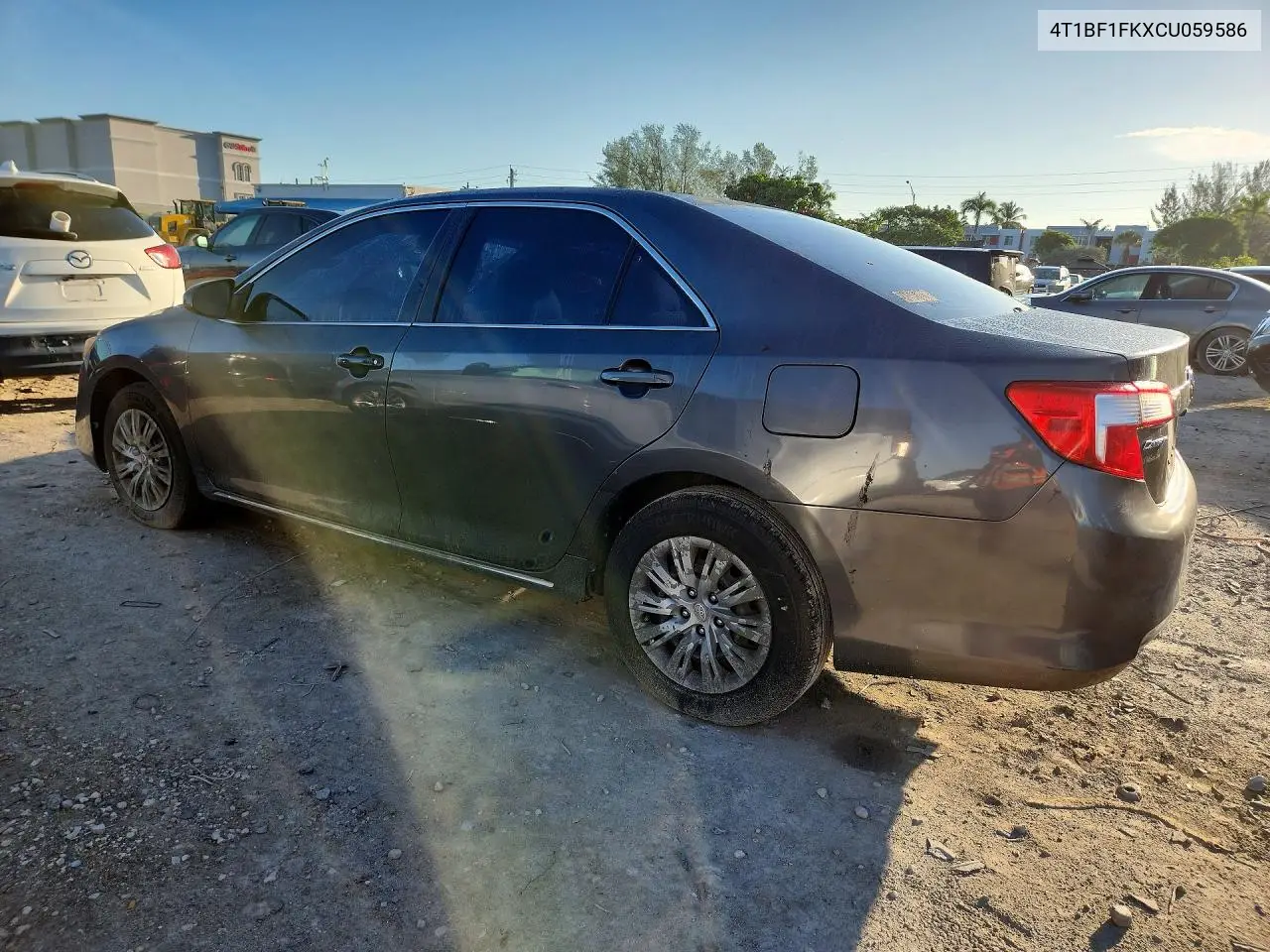 2012 TOYOTA CAMRY VIN 4T1BF1FKXCU059586 — фото 2