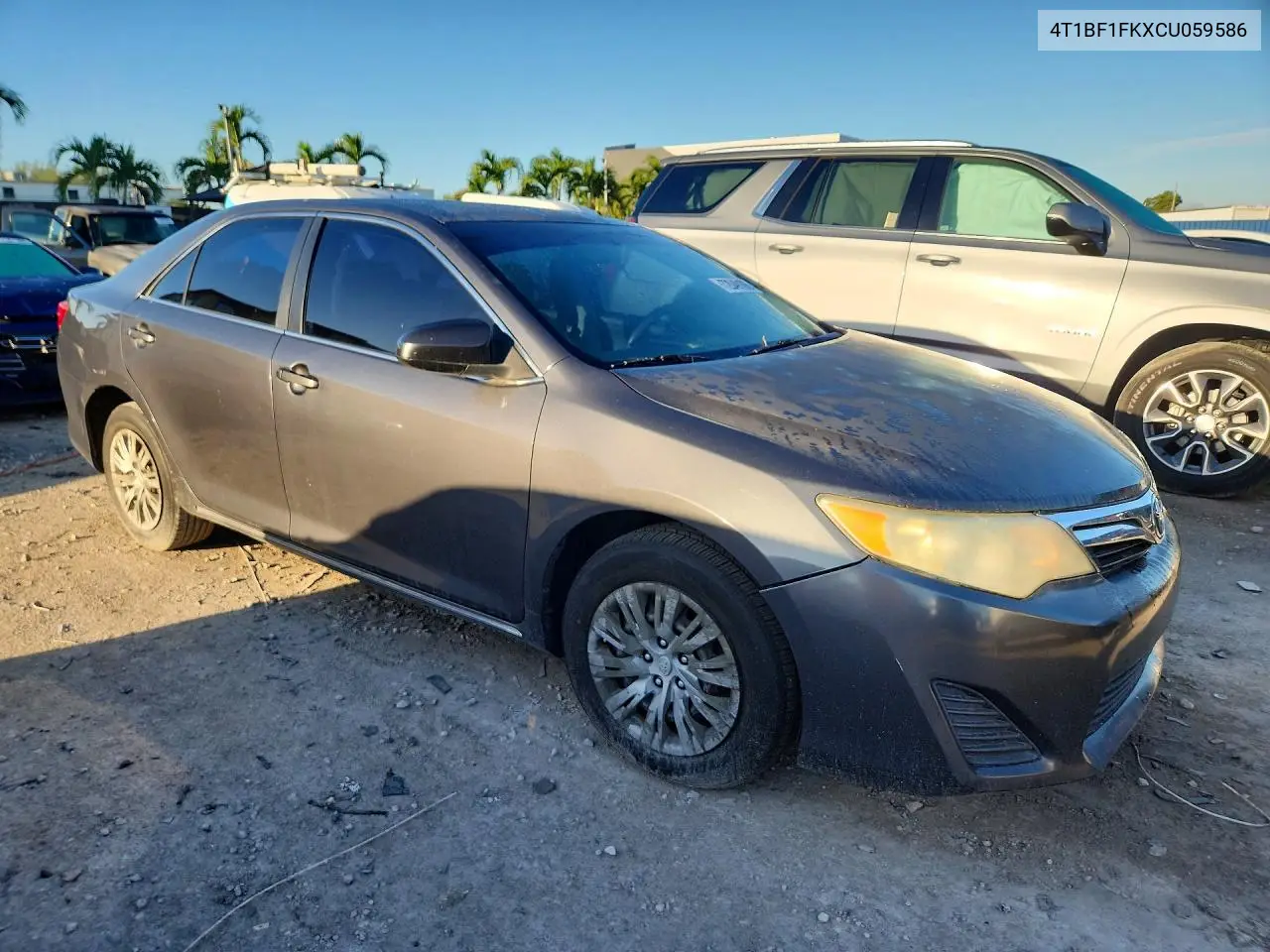 2012 TOYOTA CAMRY VIN 4T1BF1FKXCU059586 — фото 4