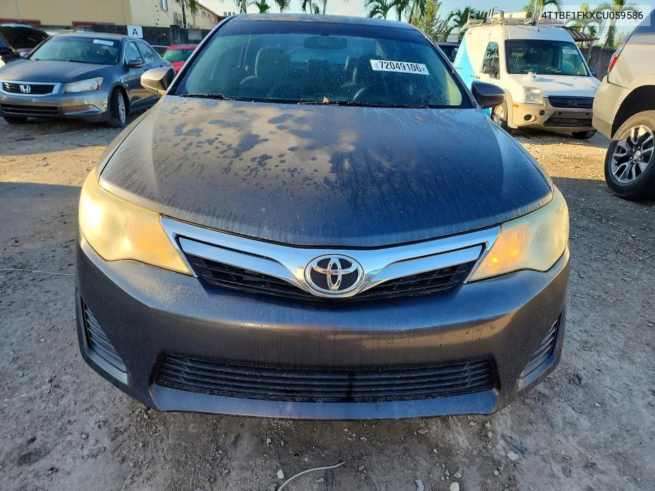 2012 TOYOTA CAMRY VIN 4T1BF1FKXCU059586 — фото 5