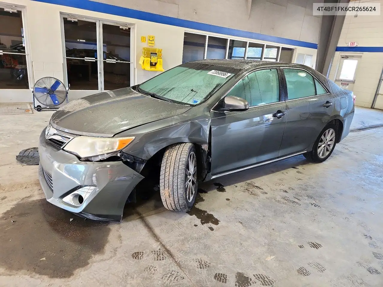 TOYOTA CAMRY 2012, VIN 4T4BF1FK6CR265624