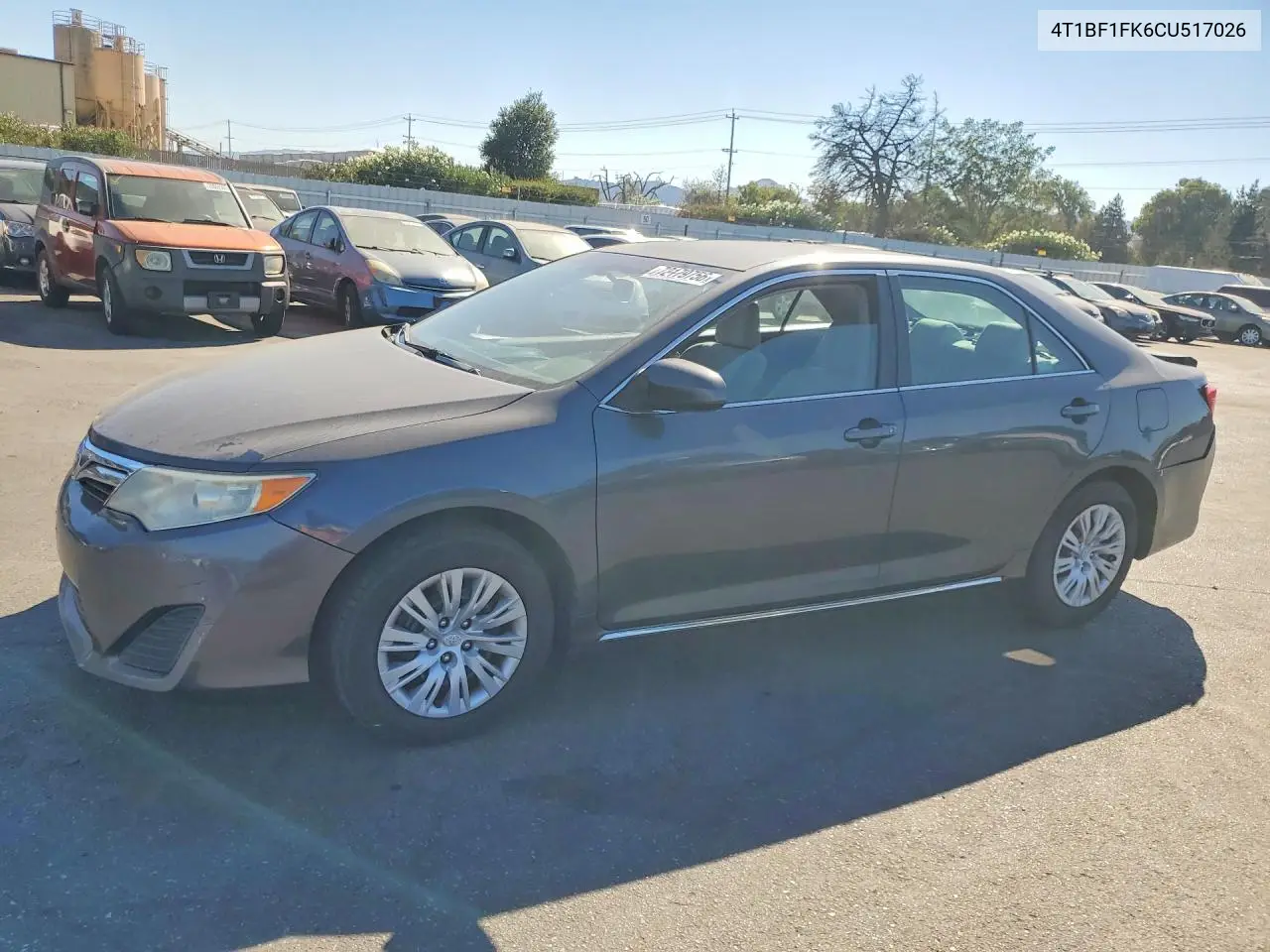TOYOTA CAMRY 2012, VIN 4T1BF1FK6CU517026